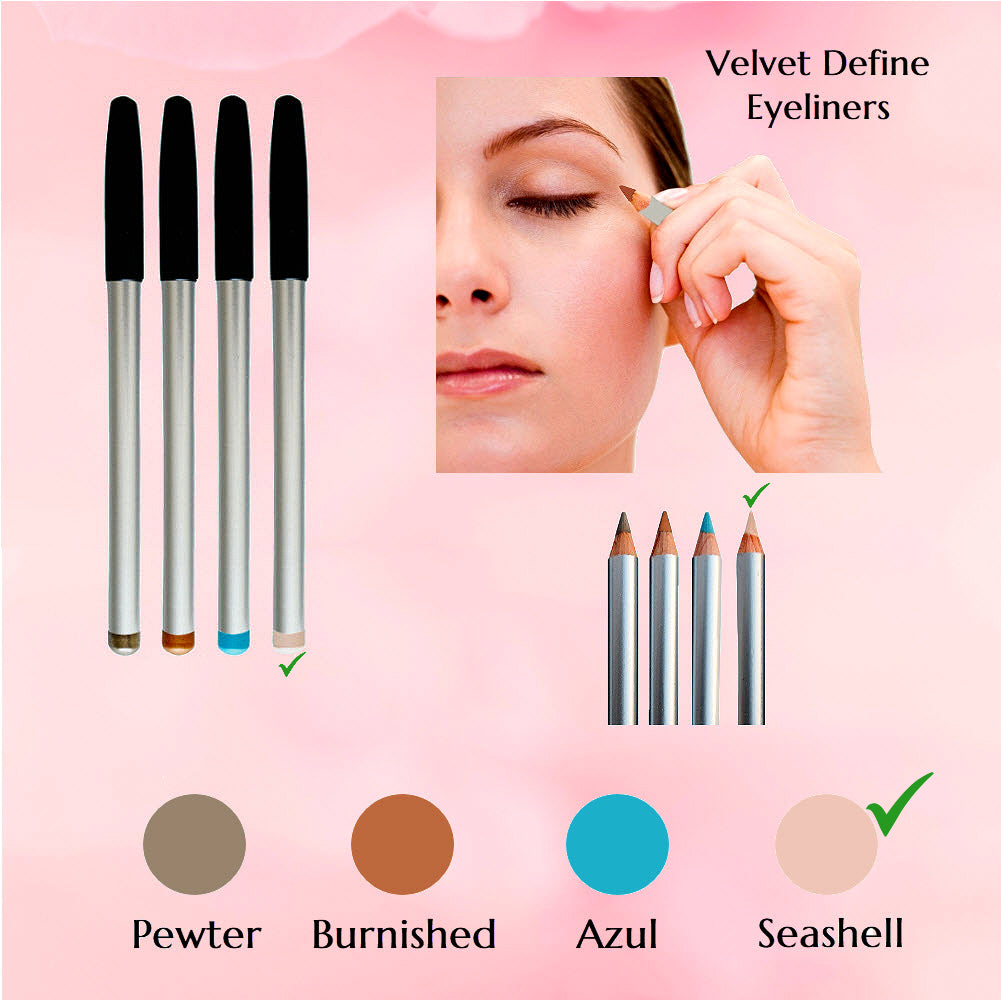 McLauren®Skin - Velvet Define Eyeliner Collection - Seashell